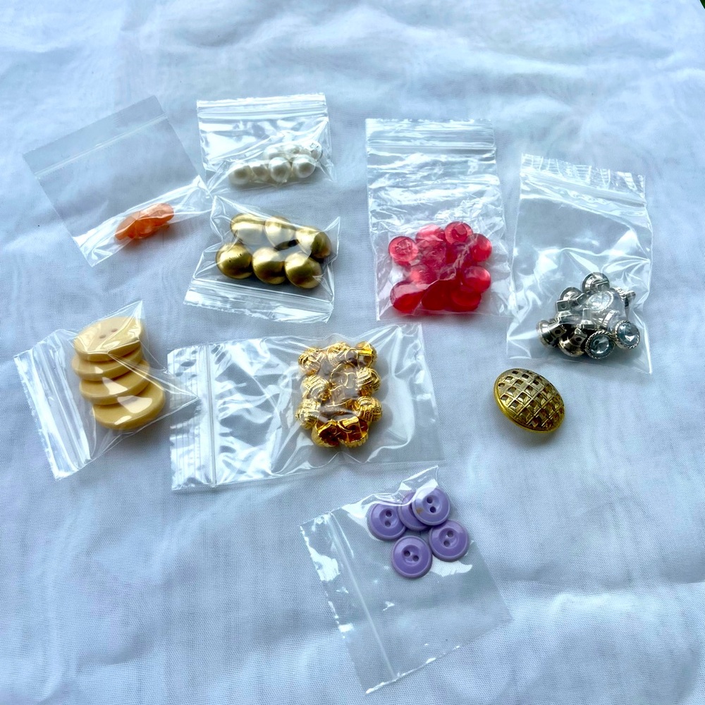 Vintage Button Collection from Estate Sale